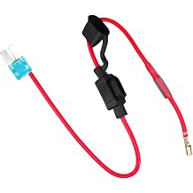 15A Manual Welding Comfortably Tap Automotive Circuits Micro 2 APT ATR Blade Type Fuse Holder for Hard-To-Reach Vehicle Fuse Box Panel