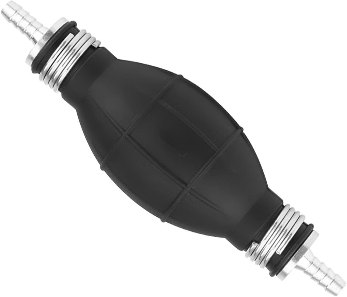 Fuel Line Pump, 15cm / 5.9in Length Fuel Transfer Vacuum Fueling Line Hand Primer Pump Accessory Rubber Manual Primer Bulbs for Marine Boat (6mm)
