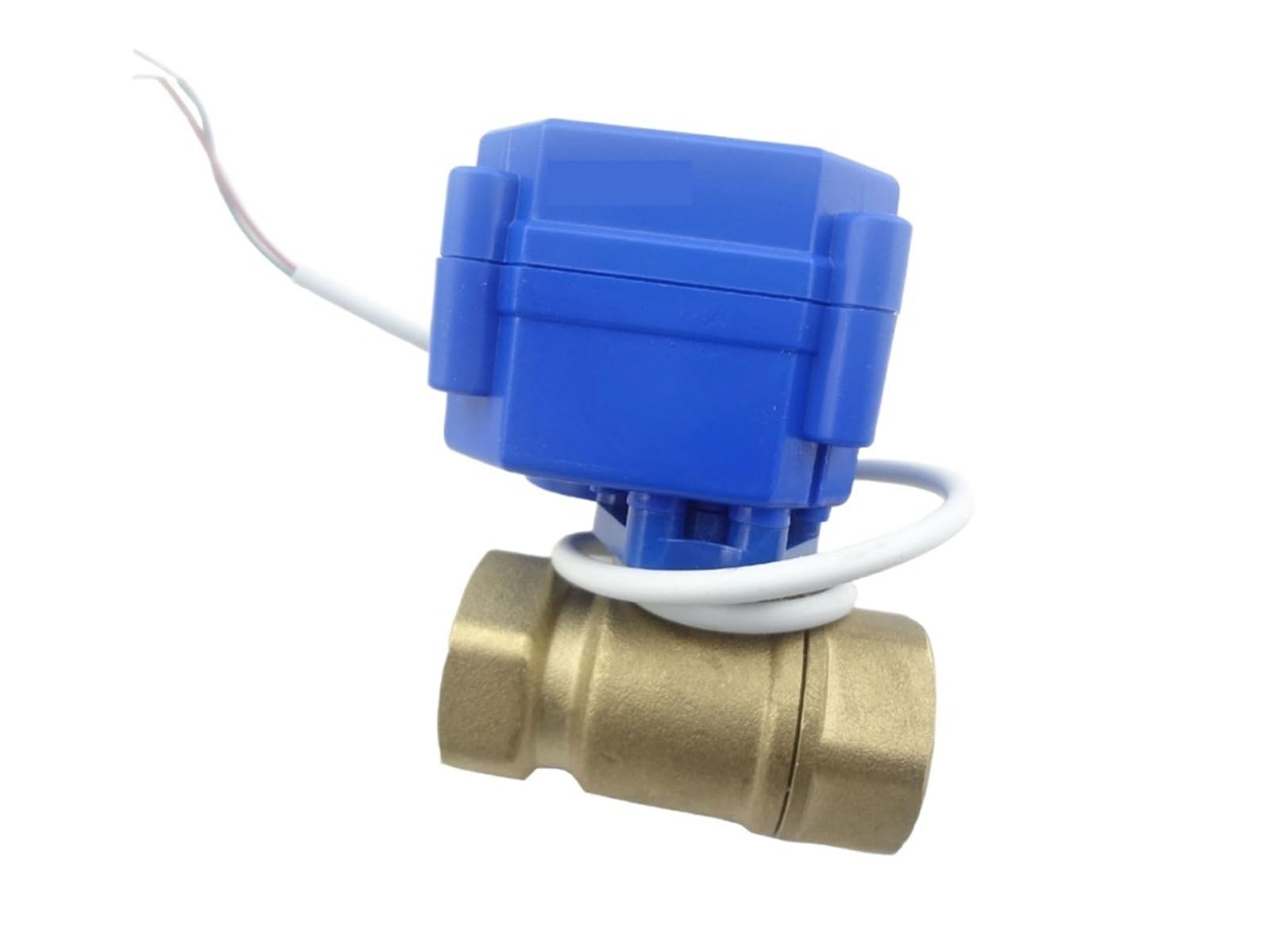 Válvula motorizada G1/2 para automatizar el riego del jardín y huertos domésticos 12V