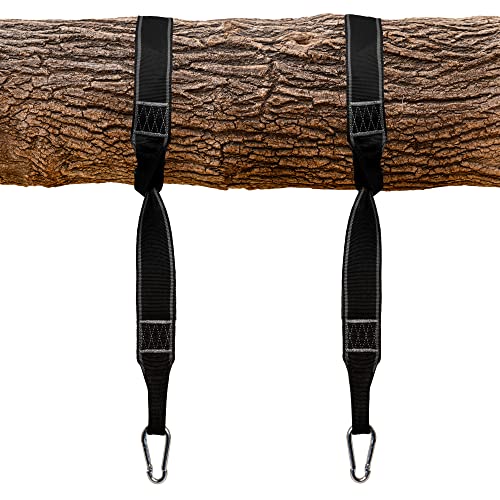 Sangles de suspension en nylon pour balançoire extérieure et kit d'attache arbre