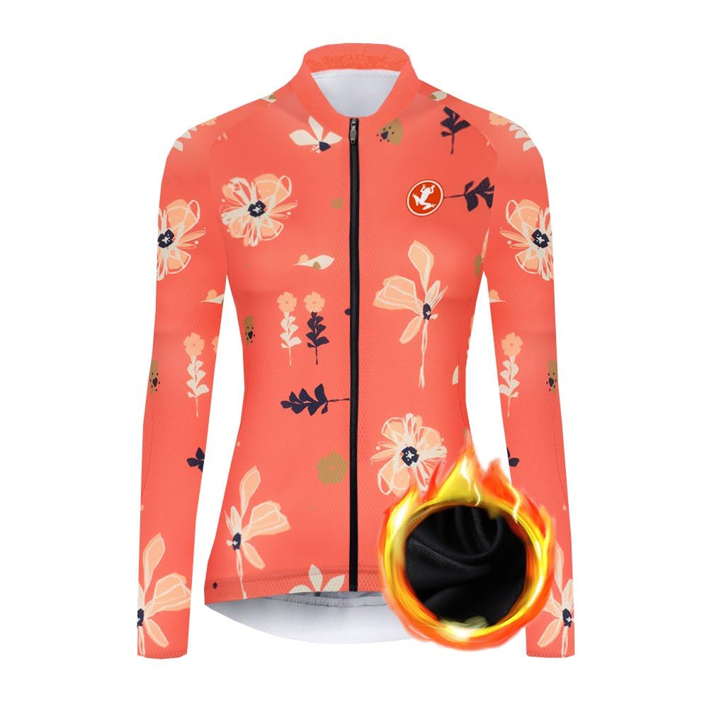 Completo Ciclismo Invernale Donna UGLY FROG - Maglia Termica + Pantaloncini Bib, TZRN01