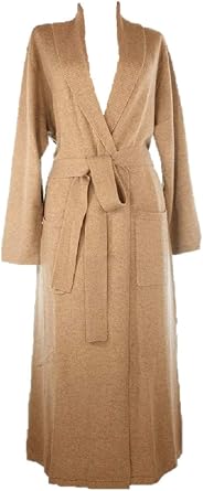 Shephe 4 Ply Womens Classic Cashmere Robe with Full Length