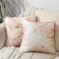 INTERIORS リアルシープスキン 枕 ピロー ピンク Amazon.co.jp: linmopm フェイクファー シープスキン ピローカバー