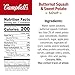 Campbell’s Sipping Soup, Butternut Squash and Sweet Potato Soup, 11.1 oz Microwavable Cup