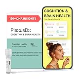 PlexusDx Cognition & Brain Health Genetic Test | 120+ DNA Reports Including Brain Fog, Memory, Attention, and Overall Cognitive Function | Custom Supplement and Lifestyle Recommendations