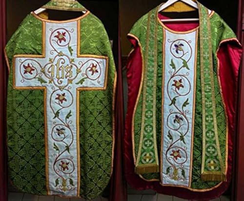 Tissu brocart de soie vert d'eau et or pour gilet de costume