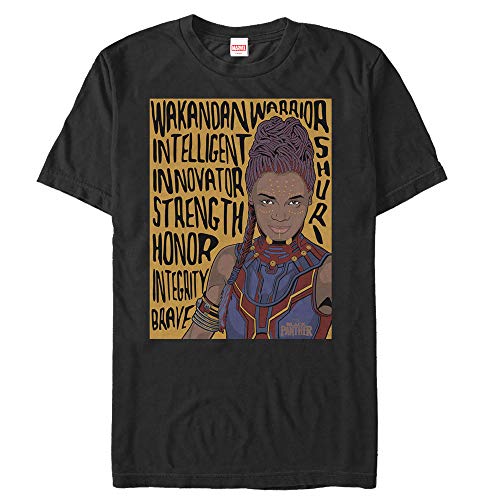 T-shirt Marvel homme Black Panther 2018 Shuri Noir S