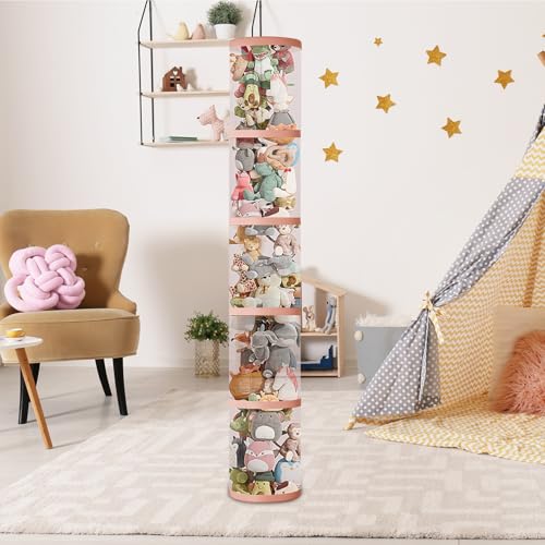 Organiseur de jouets vertical en PVC pour libérer l'espace au sol
