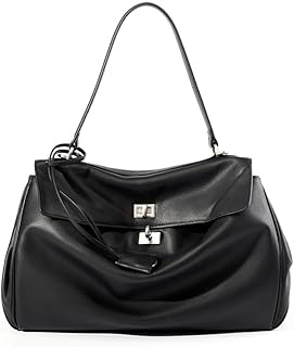 epicyoyagi Genuine Leather Tote for Women, Soft Leather Shoulder Bag Large Top Handle Satchel Purse for Ladies Travel Work