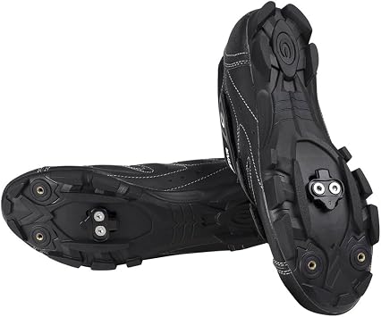 BV Bike Cleats - Compatible with Shimano SPD & Look X-Track Pedals for Spinning, Indoor Cycling, and Mountain Biking - Easy Cleat Release, Top Power Transfer, Customizable Stability
