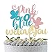 WRACKKIAR Pink Or Blue We Love You Cake Topper-Boy Or Girl/He Or She Cake Topper-Baby Shower Gender Reveal Theme Kids Boys Girls Birthday Party Decoration Supplies