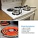Upgraded WB30M1 WB30M2 Electric Stove Burners Replacement for GE Hotpoint Stove Element,Electric Range Burner Stove Coil for GE Stove Burner Replacement Parts,for GE Stove Top Element Burner (4 Pack)