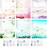 MAMUNU Briefpapier mit Umschlägen, 48 Blatt Motivbriefpapier im DIN A4 Format mit 24 Umschlägen, Briefpapier Vintage Blumen, Briefpapier Schreibpapier Set Mädchen Erwachsene (6 Stile)