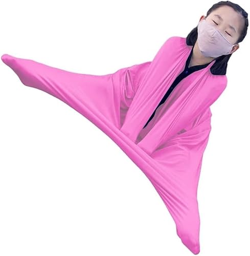 Sensory Sox Stretchy Body Socks for Boys, Girls with Autism and Anxiety Body Sensory Sock(Rosa,L)