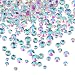 Bememo 3456 Pieces Nail Crystals AB Nail Art Rhinestones Round Beads Flatback Glass Charms Gems Stones, 6 Sizes for Nails Decoration Makeup Clothes Shoes (AB Clear, Mixed SS4 5 6 8 10 12)