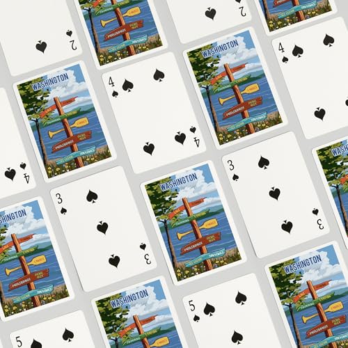 Baraja de Poker Lantern Press 52 Cartas miniatura 4