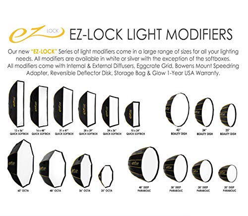 Glow Ez Lock Deep Parabolic Quick Softbox (28") #TOP7