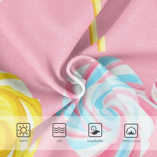 KLL Colorful Sweet Lollipop Candy Toddler Boys' Soft Athletic Underwear Breathable Children Undies3