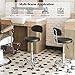HOOBRO Height Adjustable Rolling Stool, 360° Rotating Drafting Chair, Multi-Purpose Office Desk Chair, Rolling Swivel Salon Stool Chair, for Barber Shop, Nail Salon, Office, Black SB01BY01G1