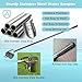 Telescopic Stainless Steel Water Sampling Dipper (2FT-22.9FT), 500/1000ml Water Sampler Kit with Stainless Steel Pole Telescopic Extra Long Water Sampler Dipper(Silver/500ml,4.9-23ft/1.5-7m)