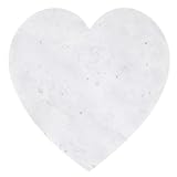 Santa Barbara Design Studio Christmas Charcuterie Boards for Cheese, Meat, and Fruit Marble Serving Tray, 12' W x 12' H x 0.5' D, Heart