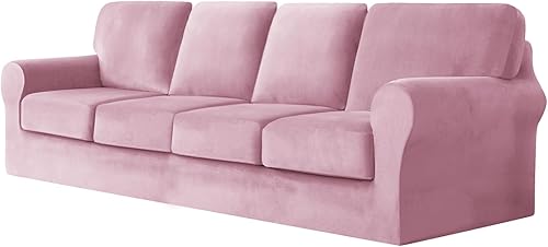 Miniatura 31 de Funda de sofá con fundas de cojín de asiento separadas y fundas de respaldo, fundas elásticas para sofá Ektorp, elegante protector de sofá de
