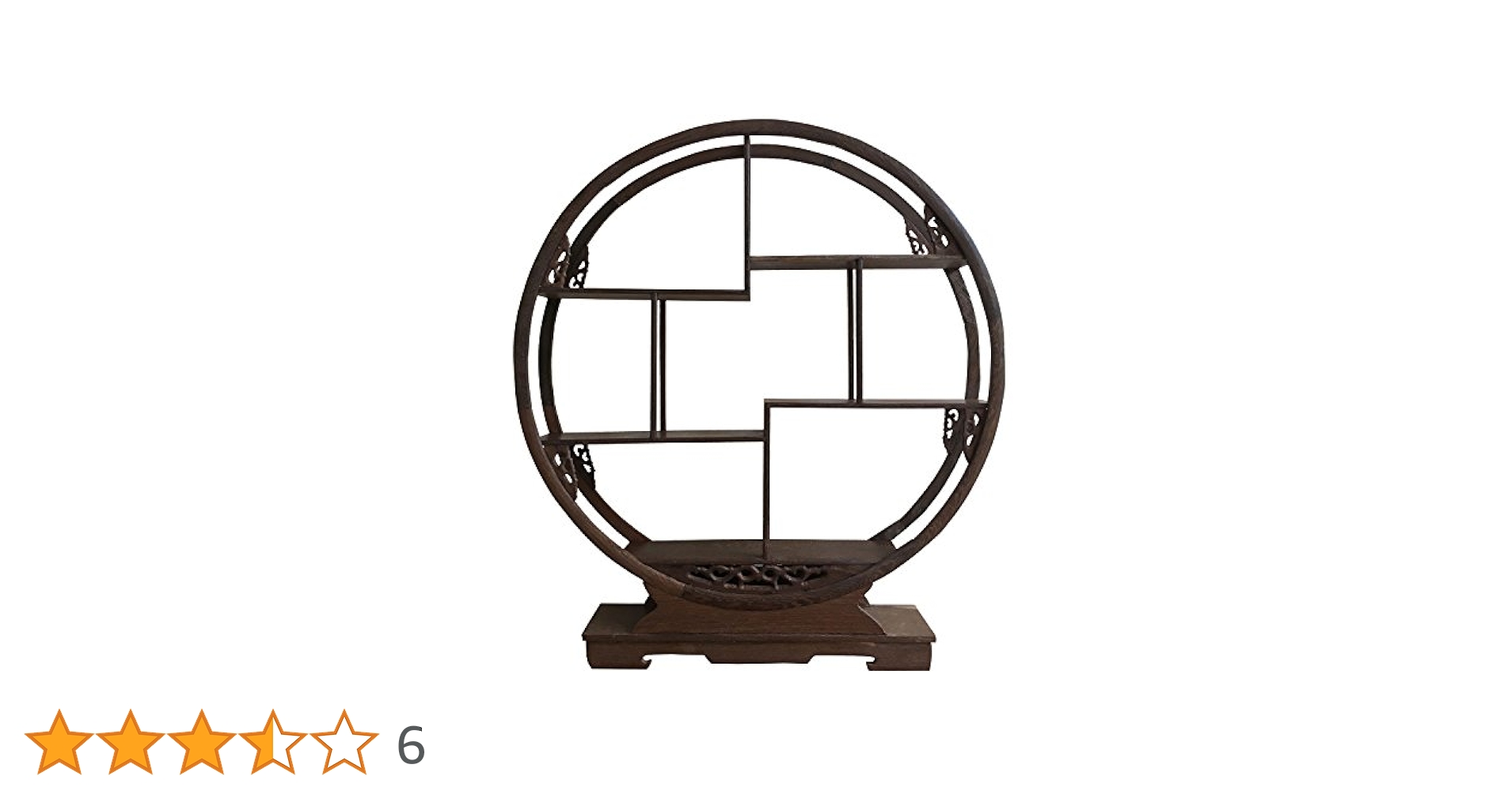 シノワズリ 李朝家具 珍品棚 ラタン竹編8角形訳あり Amazon｜飾り棚 和風 和室 床の間 丸形 円形 シノワズリ 珍品棚