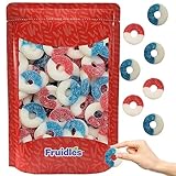 Fruidles USA Patriotic Gummy Freedom Rings Candy Holiday Treats, 4th of July, Fun and Festive Snacking, Party flavor, Half-Pound