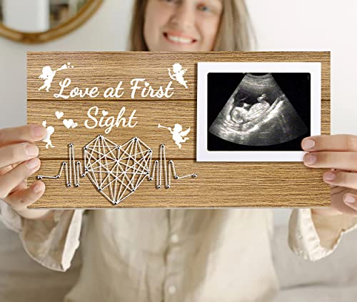 New Mom Gift Sonogram Picture Frame Mothers Day Gifts,Ultrasound Photo Frame,Baby Announcements Sign,Pregnancy Gifts For First Time Mom,Gender Reveal Baby Gifts For Baby Nursery Decor #TOP4