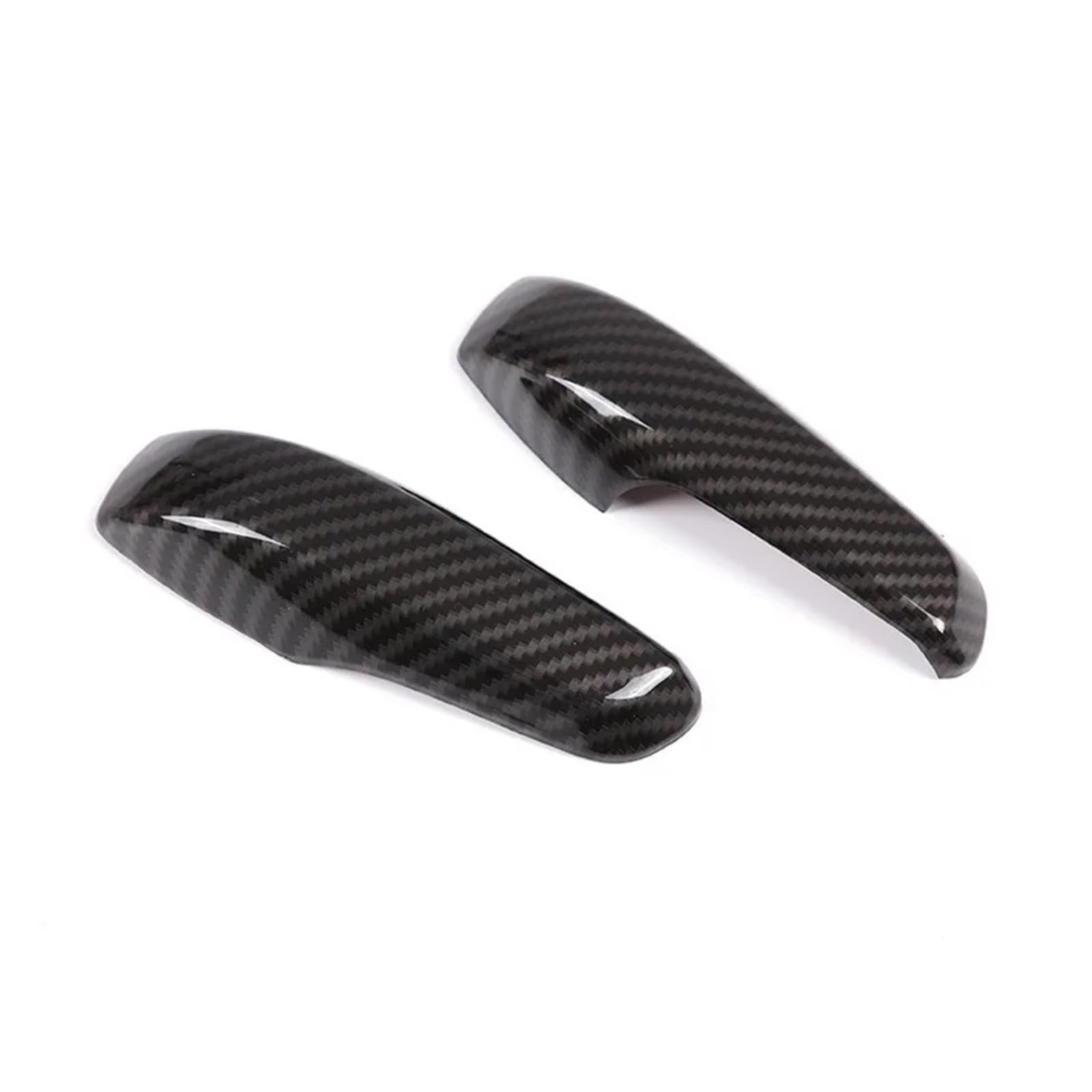 LSDSAAZA Interior Inner Handle for Mercedes for Smart for Fortwo 451 2009-2014 Car Interior Door Armrest Handle Cover Trim Bowl Frame Stickers(Inner Handle-Carbon)