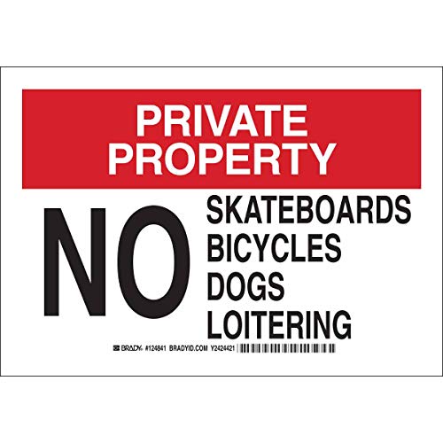 Brady 124840 Admittance Sign, Legend 