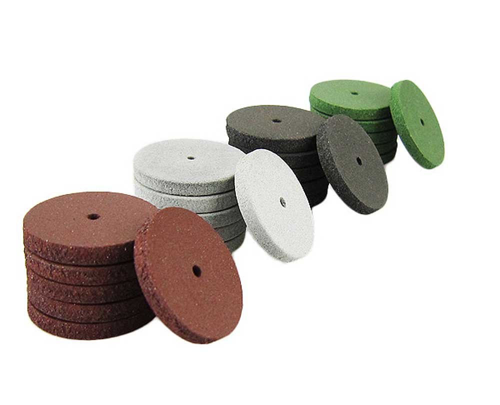 Melleco Assorted Earlywish Polishing Wheels Silicone Rubber Polishers 100Pcs