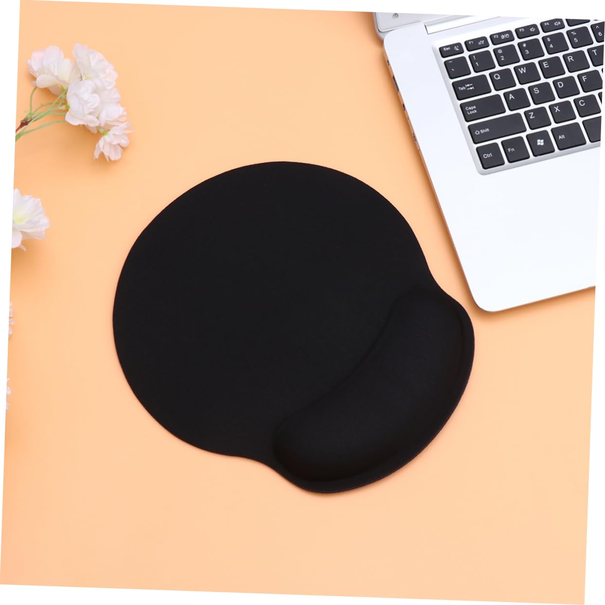 2sets Cuscinetto Ergonomico Per Tastiera e Mouse Poggiapolsi Memoria Per Migliorare La Postura Delle Mani e Dei Polsi Supporto Comodo e Flessibile Per Ufficio e Gioco Nero