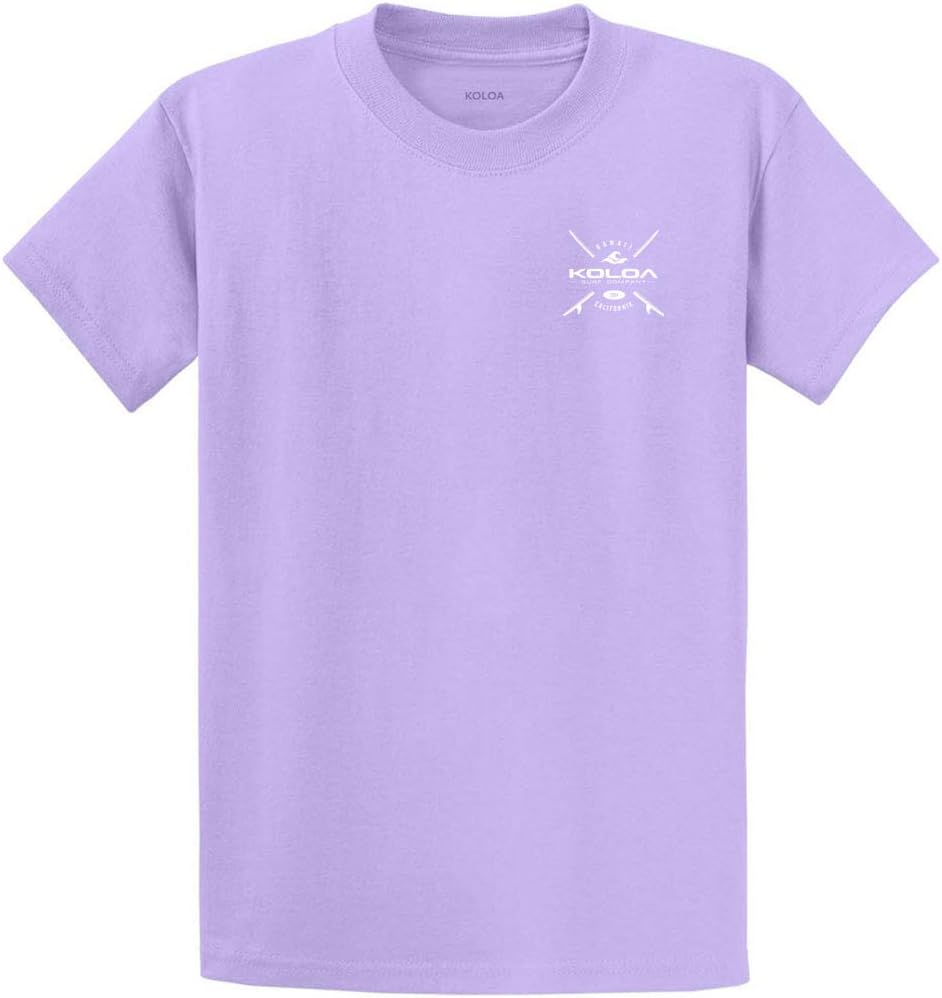 Koloa Surf Cross Boards Logo Heavy Cotton T-Shirts. Regular, Big and Tall Sizes