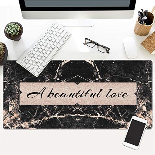 Tapis de souris grand format 900x400mm pour eviter les douleurs au poignet