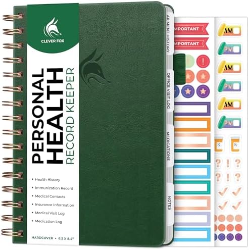 Clever Fox Personal Health Record Keeper – Medical Care Planner –...
