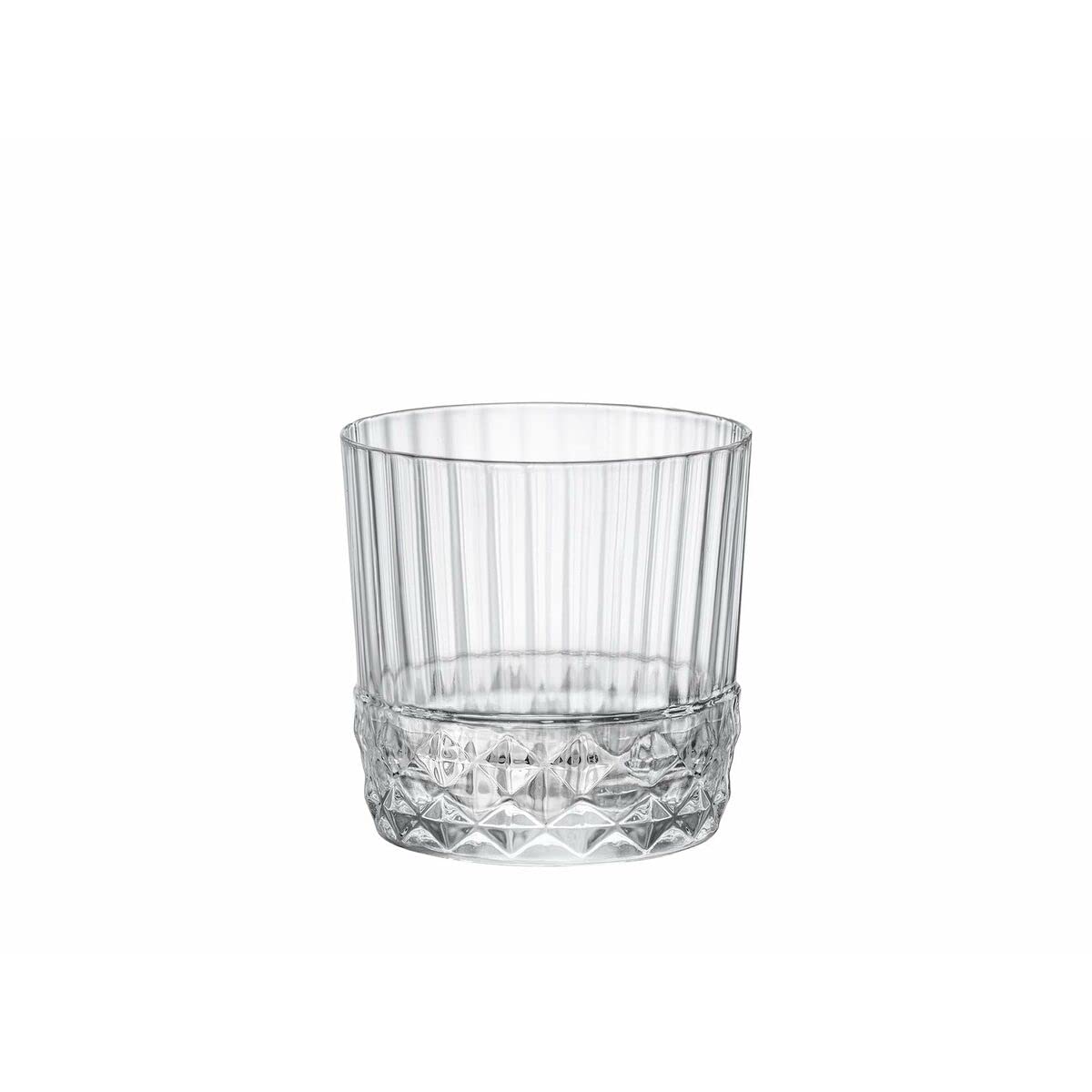 Bormioli rocco set 6 bicchieri america '20 rocks in vetro cl30