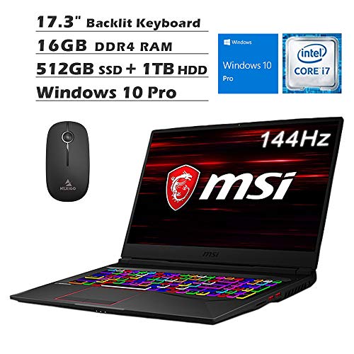2020 MSI GE75 17.3 Inch 144Hz FHD 1080P Gaming Laptop