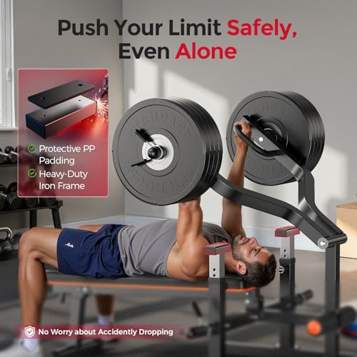 FEIERDUN Chest Press Machine, 1250 LB Adjustable Bench Press - image 5