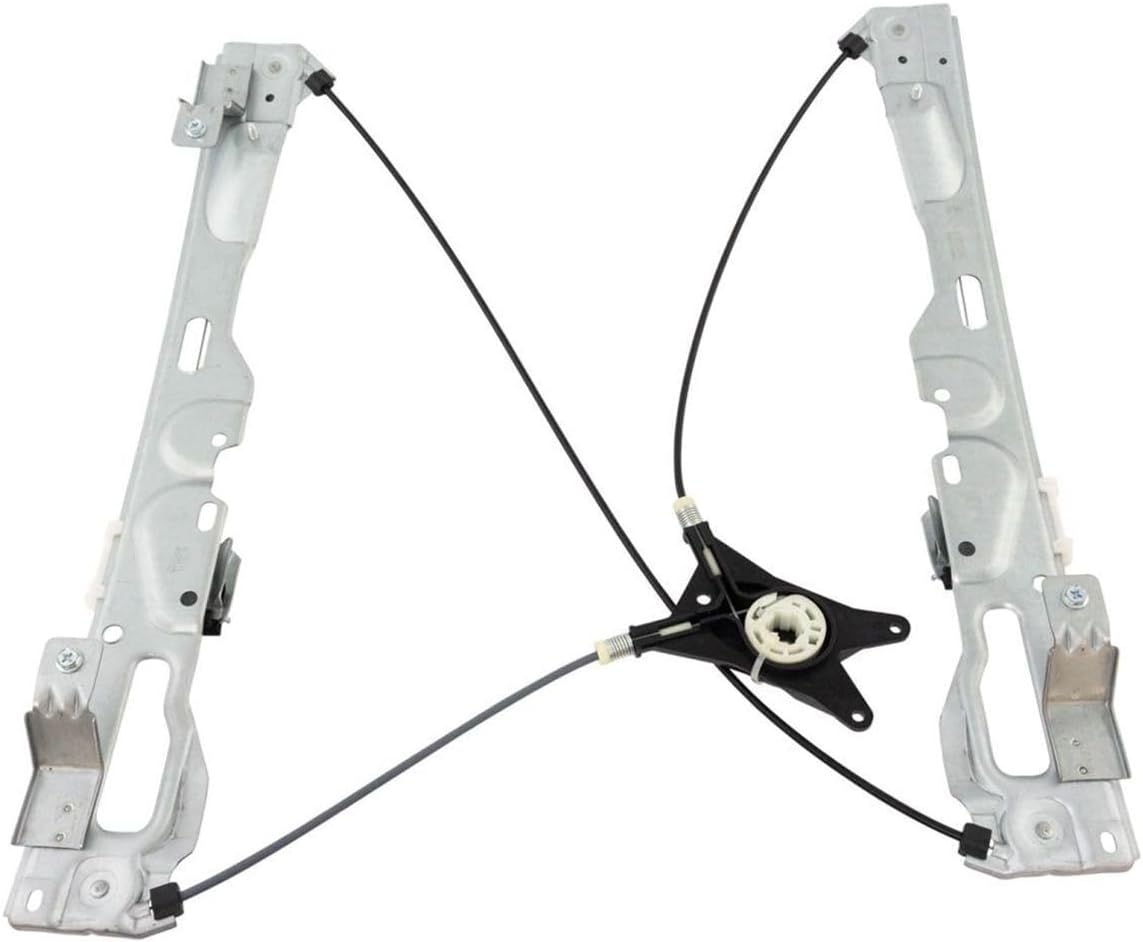 Power Window Regulator w/o Motor Rear Driver Left Fits Crew Cab Galvanized Steel WRA07912 9L3Z1627001A