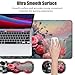 4 in 1 Ergonomic Memory Foam Mouse Pad Wrist Rest Set, Large XXL Gaming Desk Pad + Keyboard Wrist Rest + Mouse Wrist Cushion + Coaster for Home Office Study Gaming, Skull Roses