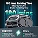 WYBOT C2 Cordless Robotic Pool Cleaner, Wall&Waterline Pool Vacuum Robot with Ultra-fine Filtration, Extended 180 mins Runtime, Triple-Motors, for Inground/Above Ground Pools up to 2152 Sq.ft