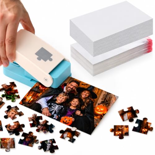Talltalk Puzzle Punch Maker DIY Photo Jigsaw Cutter Tool Set...