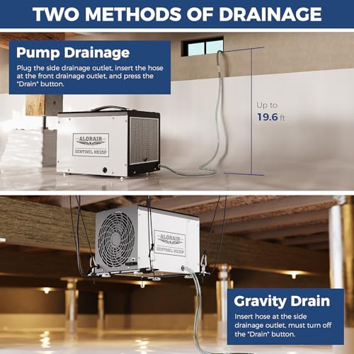 Image of ALORAIR 70 PPD Dehumidifier with Pump for Crawl Space and Basement