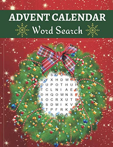 Advent Calendar Word Search: Activity Puzzle Book Countdown to Christmas for Anyone Who Loves Xmas Games image 2