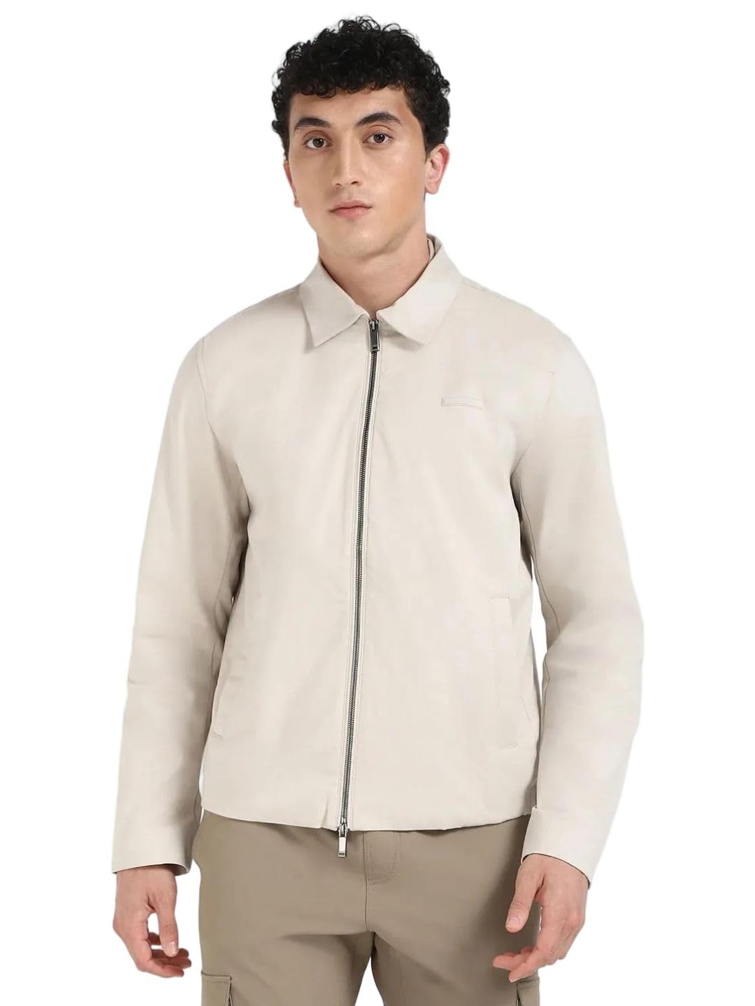 calvin klein jeans Solid Regular Fit Cotton Jacket-picture-21