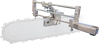 Granberg Chainsaw Sharpener, G106B - Easy File-N-Joint Bar Mounted Guide System - Best Chain Saw Blade Teeth Grinder Sharpening Tool Set - Portable Filing Hand Attachment Sharpen File Accessories Kit