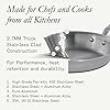 Made In Cookware | 6 Pc Stainless Steel Cookware Set | 5 ply Clad - Includes Frying Pans, Saucepan, and Stock Pot | Professional Grade | Crafted in Italy | Induction Compatible #1