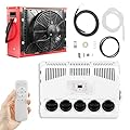 JAYGOVAN 12V AC Unit RV Air Conditioner Mini Split 11000BTU Electric AC Unit 12V Truck Cab Air Conditioner Split for Semi Motorhome Trucks Bus Trailers Camper Van, Fast Cooling Low Noise