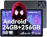 Comprimé, 2026 Dernière 11 Inch Android 16 Comprimé de jeu, 1080P FHD Affichage, 256GB ROM /2TB TF/8GB RAM, Vigne large L1, Octa-Core Al, 8000mAh/18W Charge rapide, 16MP Caméra, 5G WiFi, GPS,